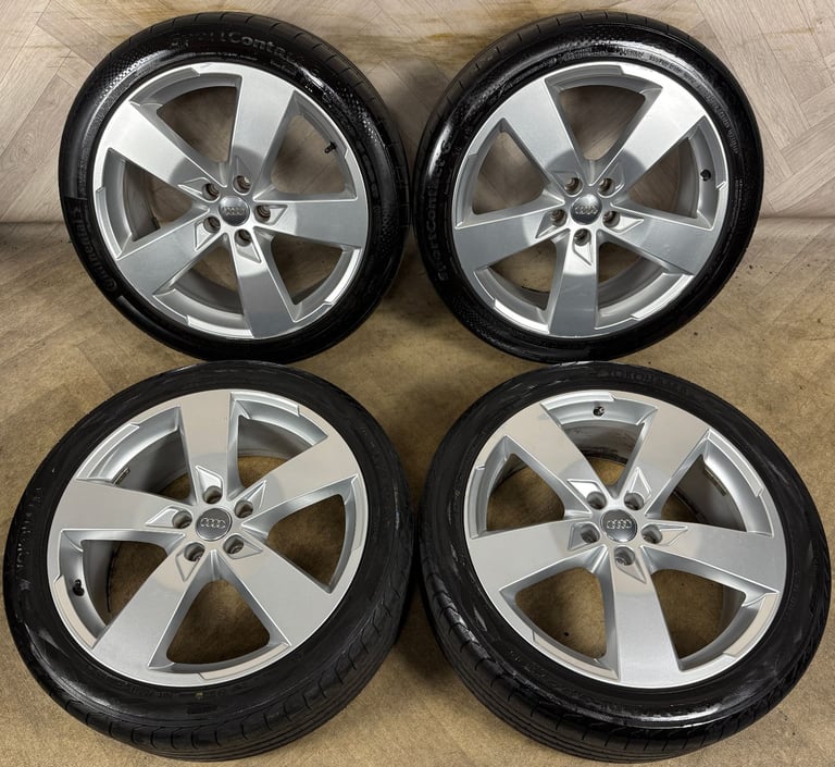 20'' GENUINE AUDI S6 A6 S LINE BLACK EDITION C8 ALLOYS WHEELS TYRES 4K0601025K