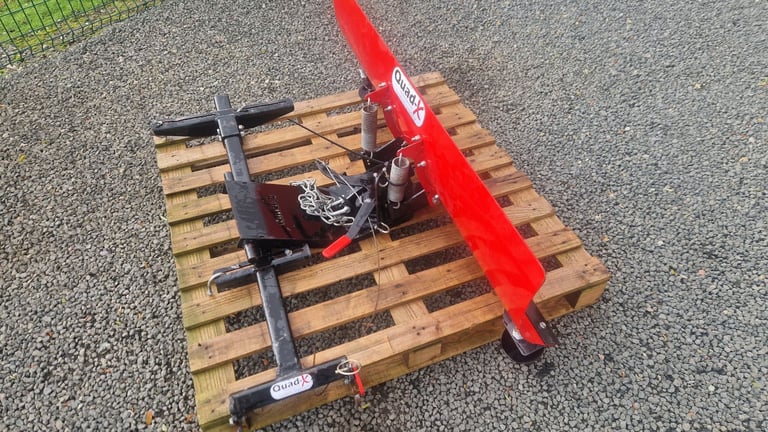 Quad atv quad x fully adjustable snow plough with chassis frame tractor 