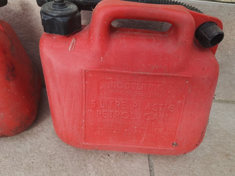 Two    5L Petrol Fuel ...🖤... Jerry Can