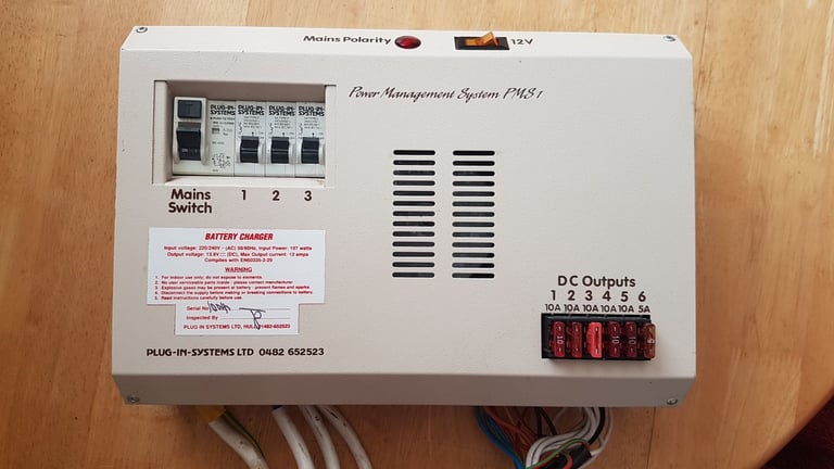 POWERPART PMS1 PMS6 PMS7 PMS2000 Caravan Power Management System, Power Supply, Battery Charger.