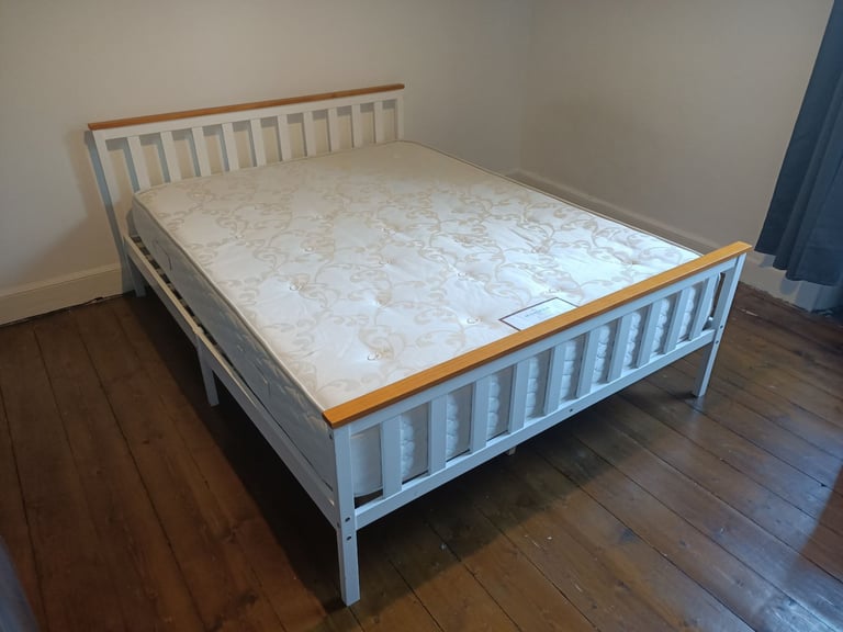 King Size mattress and bed frame - FREE - Collection only [pending collection]