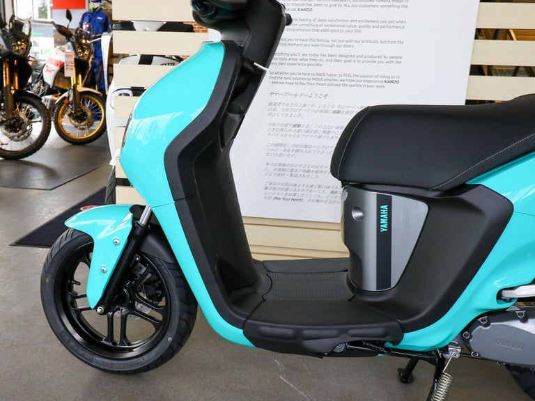 IN STOCK NOW! - NEW Yamaha NEO's Electric Scooter. (Aqua) £3,100 On The Road