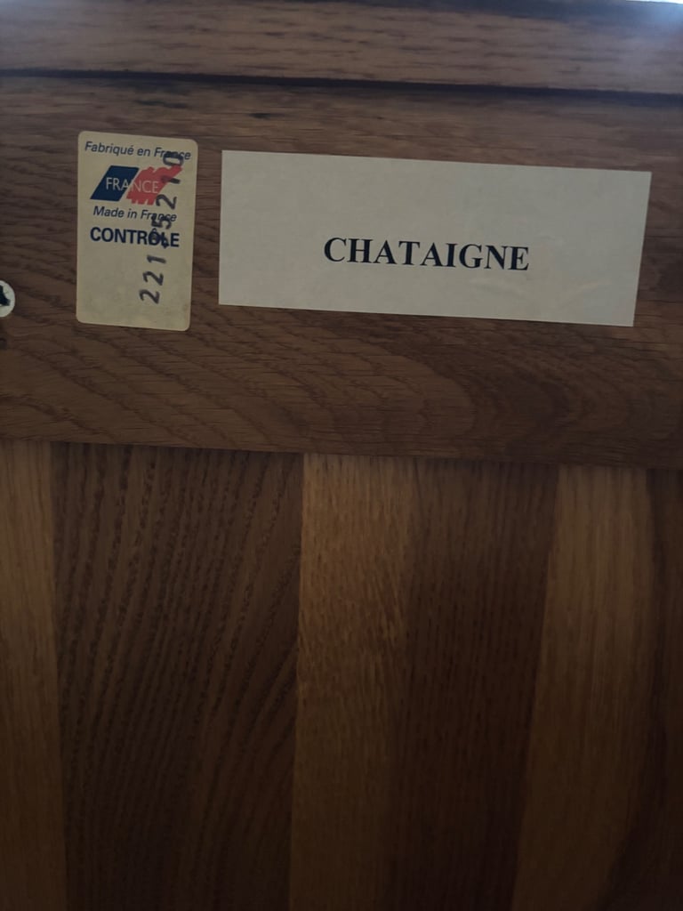 Solid Oak Sideboard – Made in France (“Châtaigne”)