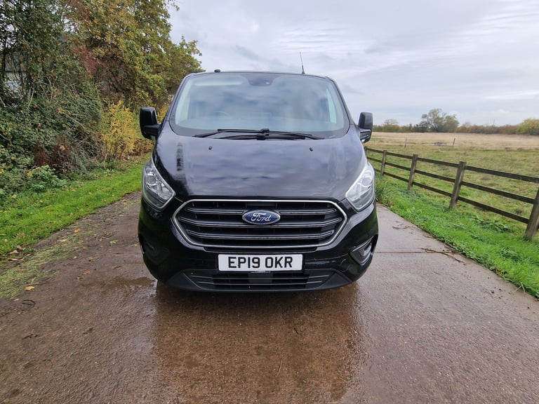 2019 Ford Transit Custom  Drives Perfect  8mMOT  Black  LTD Top Spec  Clean