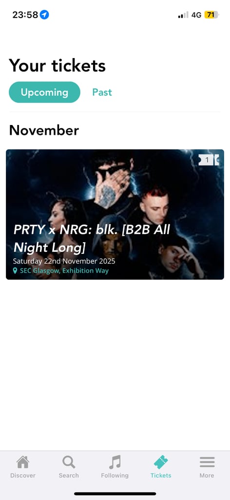 BLK TICKETS