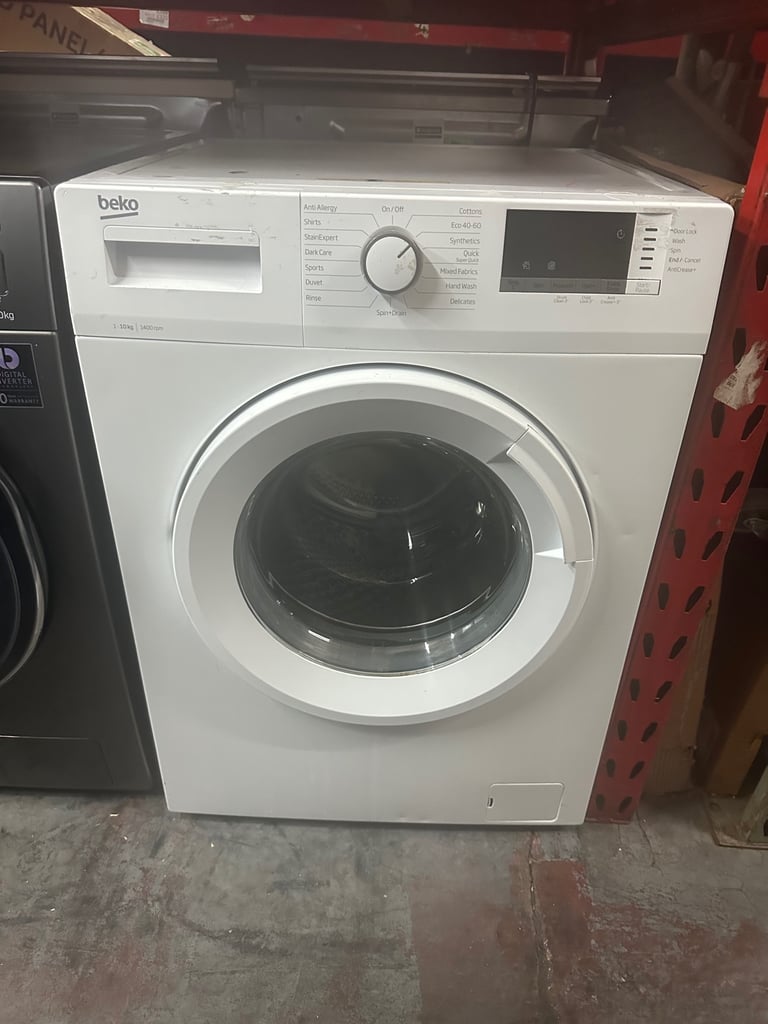 10KG WHITE BEKO WASHING MACHINE 