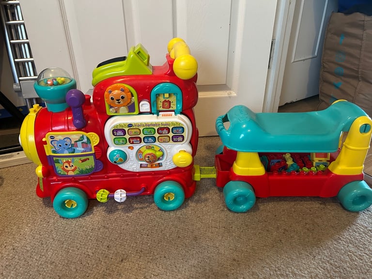 image for Vtech 4 in 1 alphabet ride on train