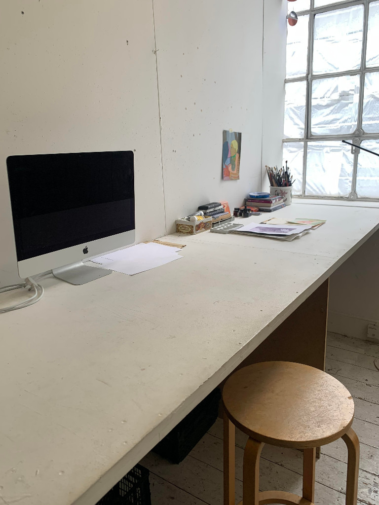 1 Creative desk space available, Islington, Candid Arts, creative studio behind Angel tube