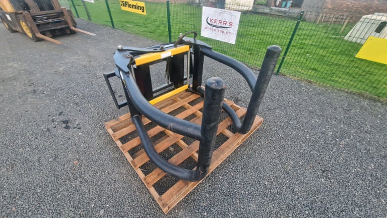 Tractor front loader hydraulic flexigrip bale lifter stacker trima 