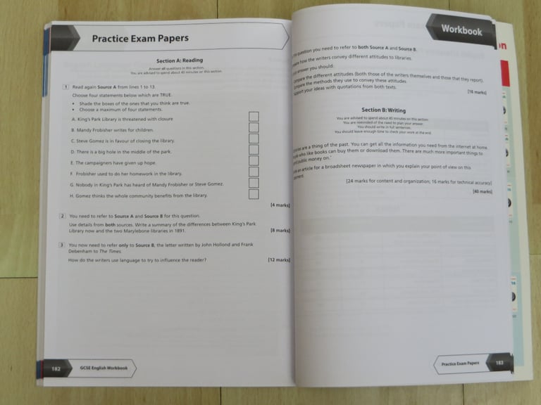 Collins AQA GCSE English Lang/Lit Revision/Practice IMMACULATE CONDITION