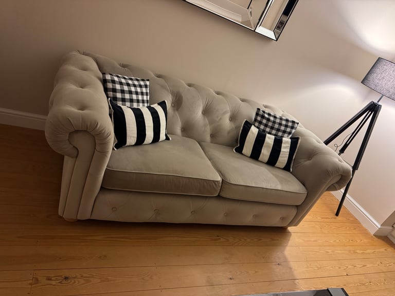 Next Chesterfield 2 seater sofa  