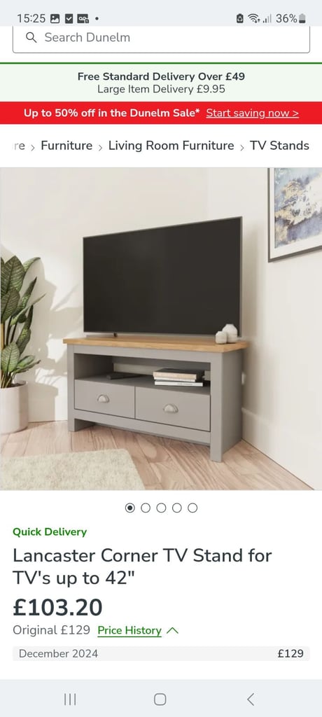 TV corner unit
