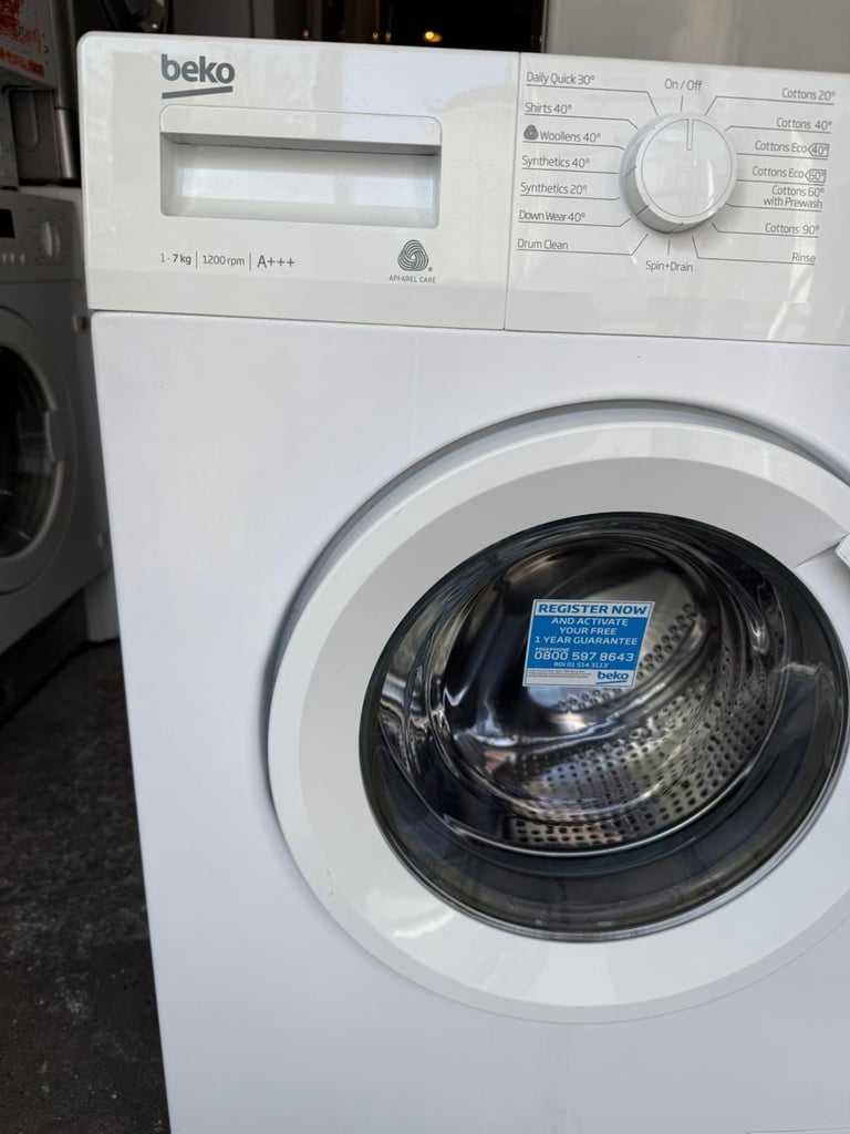 Beko 7kg Washing Machine With Free Delivery N Warranty 