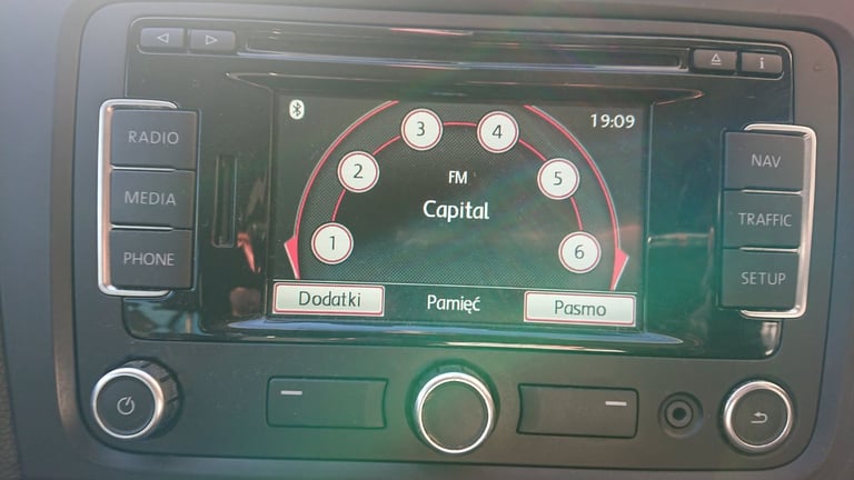 Duble din touch screen stereo rns 315 vag vw, skoda, seat 