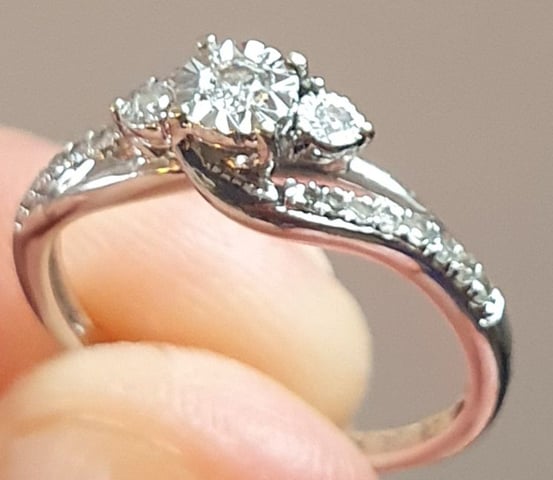 Receipt H Samuel Wedding Rings White Gold Diamond Engagement Ring