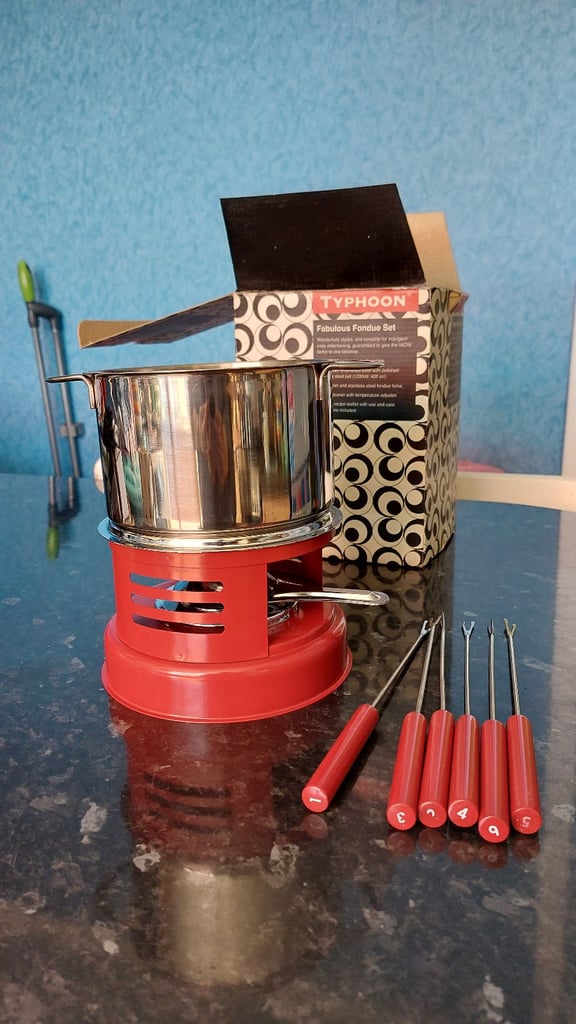 image for Vintage Typhoon Fondue Set in original box
