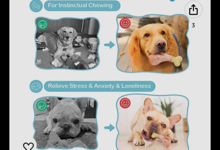 Avont Dog Chew Toys for Aggressive Chewers
