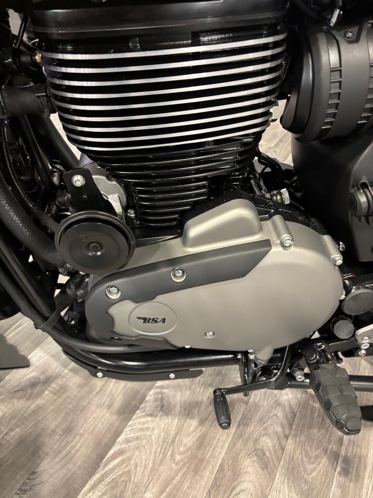 BSA Scrambler 650cc Classic Motorcycle Gold Star 