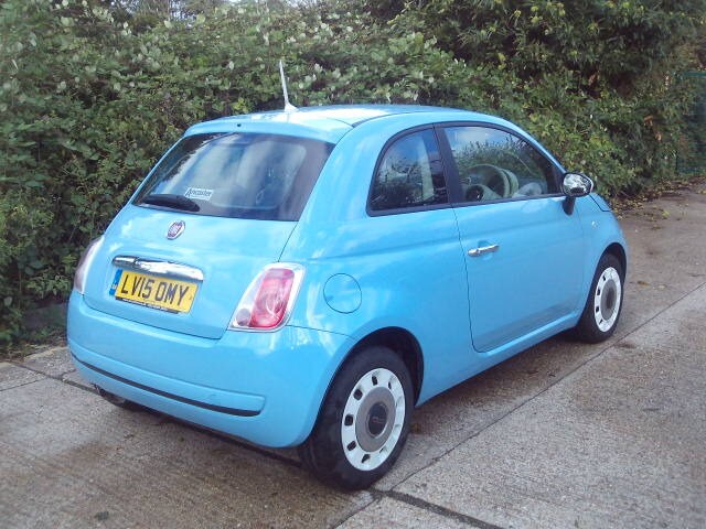 2015 Fiat 500 1.2 Colour Therapy Blue 31k Miles Years MOT Warranty HATCHBACK Petrol Manual