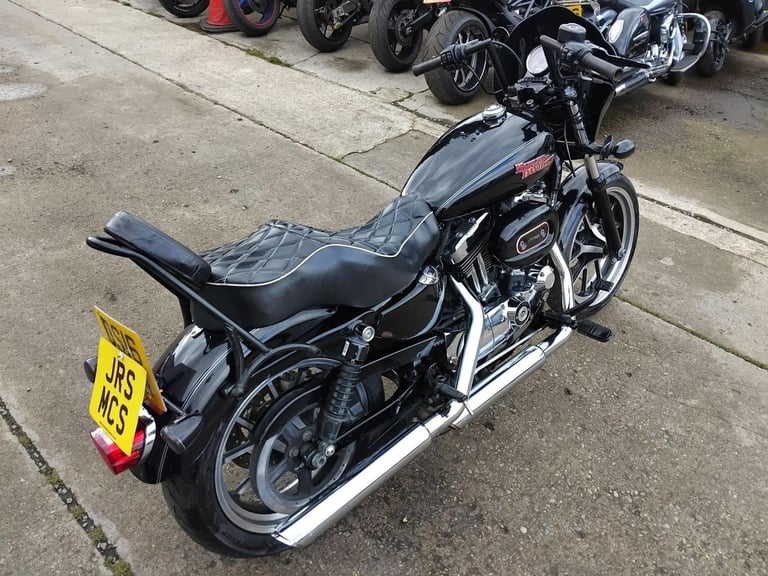 2016 16 HARLEY DAVIDSON XL 1200 T SUPERLOW SPORTSTER 15 XL1200 XL1200T BLACK