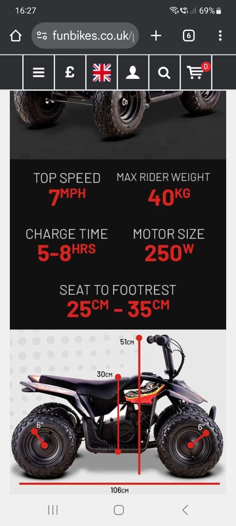 image for Kids electric quad 