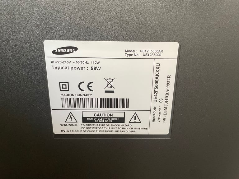 Samsung 40" TV