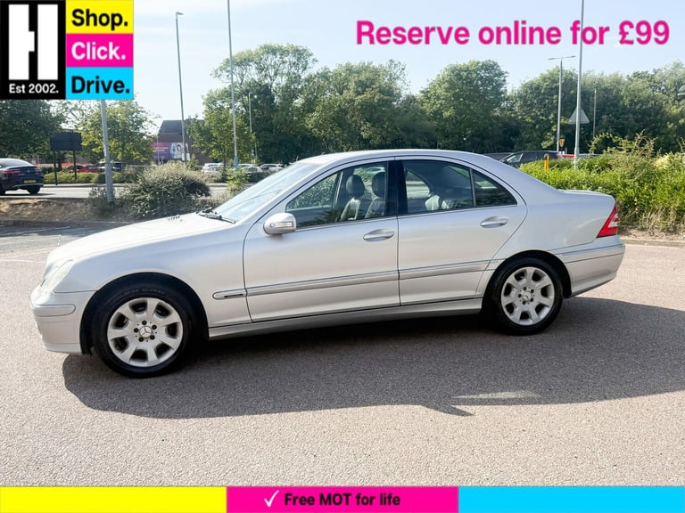  Mercedes-Benz C Class 1.8 C200 Kompressor Elegance SE 4dr Petrol Automatic