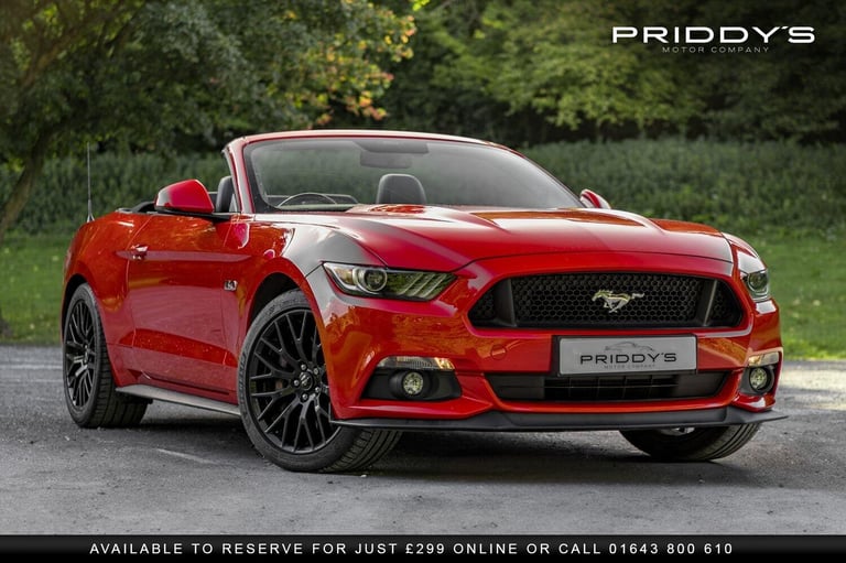 image for FORD MUSTANG 5.0 V8 GT - 5.0 V8 GT - Roof down, V8 roaring, country roads. It