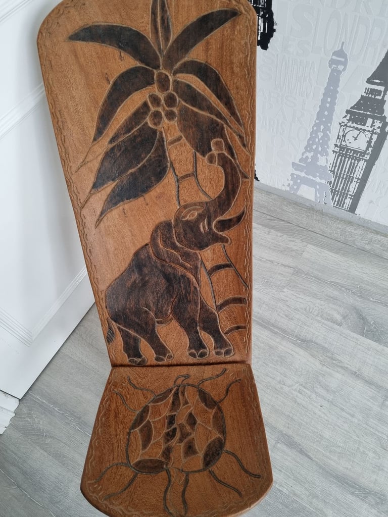 Senegal wooden chair 70cm 