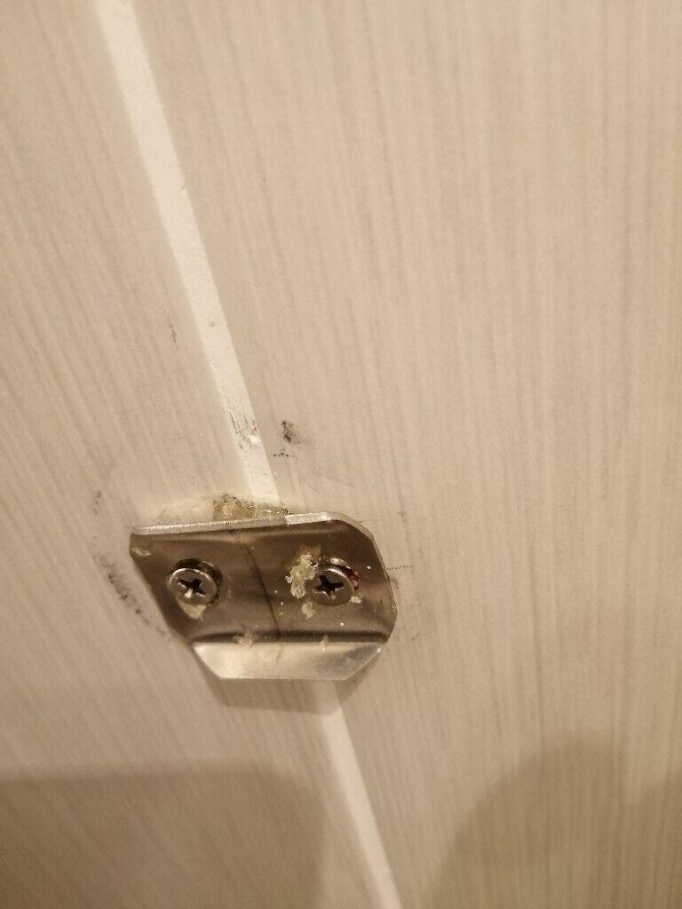 Chrome toilet roll holder 