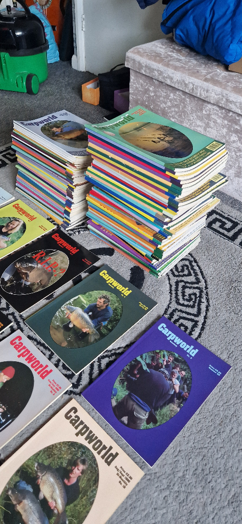 Carp fishings magazines.  Carpworld 1988