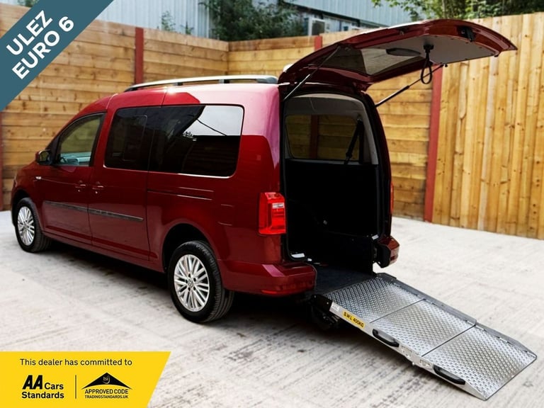 2020 Volkswagen Caddy Maxi Life 4 Seat Auto Wheelchair Accessible Disabled Access Vehicle WAV MPV...