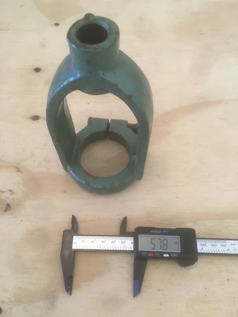 Mortice Chisel Holder For Bench Drill - 58mm Collar - For 18.6mm Diam Shanks