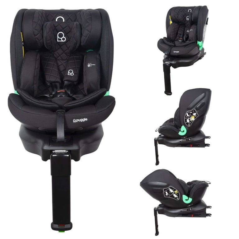 Puggle i-Size Ultimate Safe Max 360° Rotate Car Seat Group 0+/1/2/3 (0-12 Years)