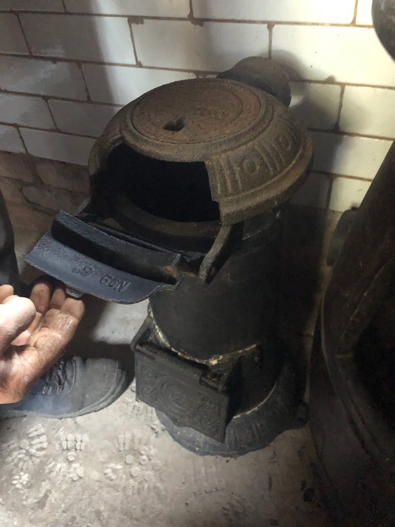 Early Victorian Carron Stove Ex Shepherds Hut