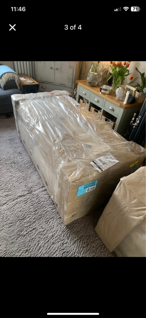 Brand new wayfair L shaped sofa/sofa bed