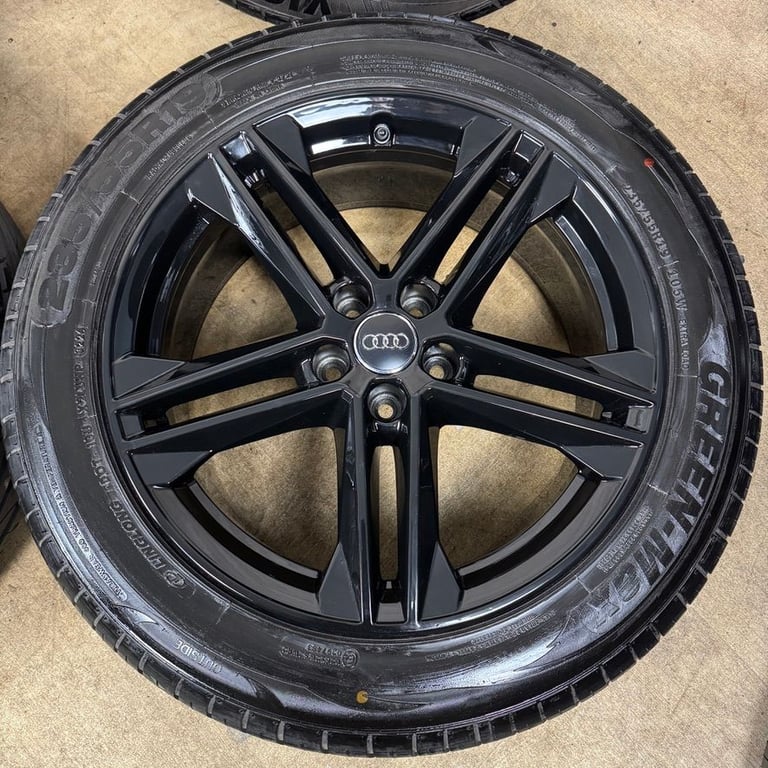 19'' GENUINE AUDI Q5 5 DOUBLE SPOKE S LINE ALLOY WHEELS TYRES ALLOYS