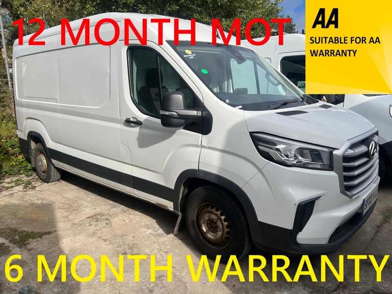 2022 Maxus Deliver 9 2.0 D20 163 High Roof Van PANEL VAN Diesel Manual