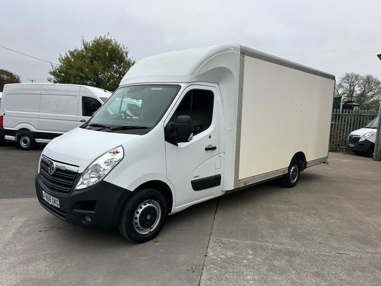 VAUXHALL MOVANO 2.3 CDTi 3500 Lo Loader Box Luton Van Air Con White Manual Diese