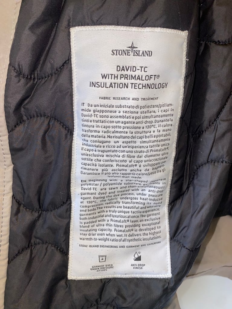 Stone Island, Grey Trench Coat 
