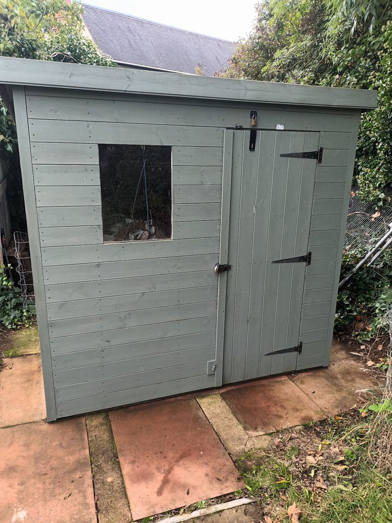 image for Garden Shed Pent 7' x 5' 18 months old VGC