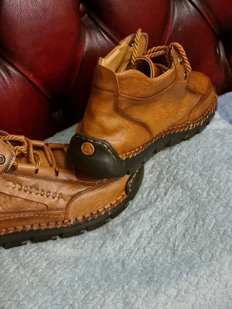 Moccasin style real leather boots 