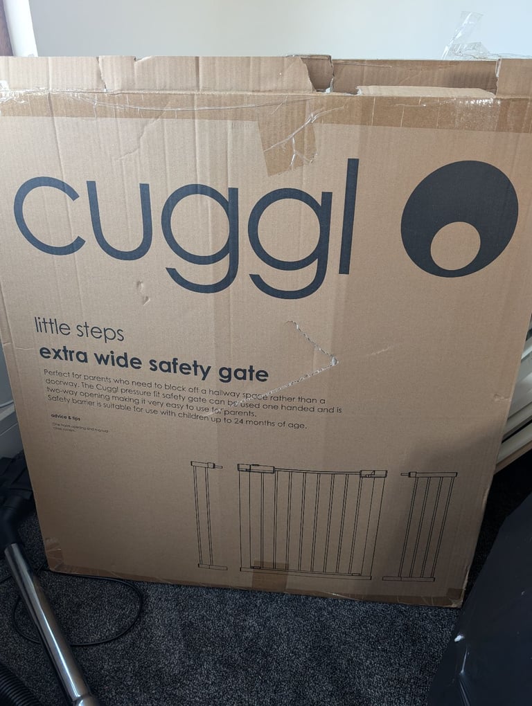 image for Extra wide gate with 2 extensions