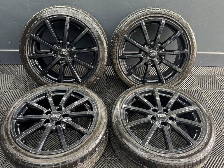 18” inch genuine Audi s3 alloys wheels a3 5x112 Vw caddy tt golf gtd gti 