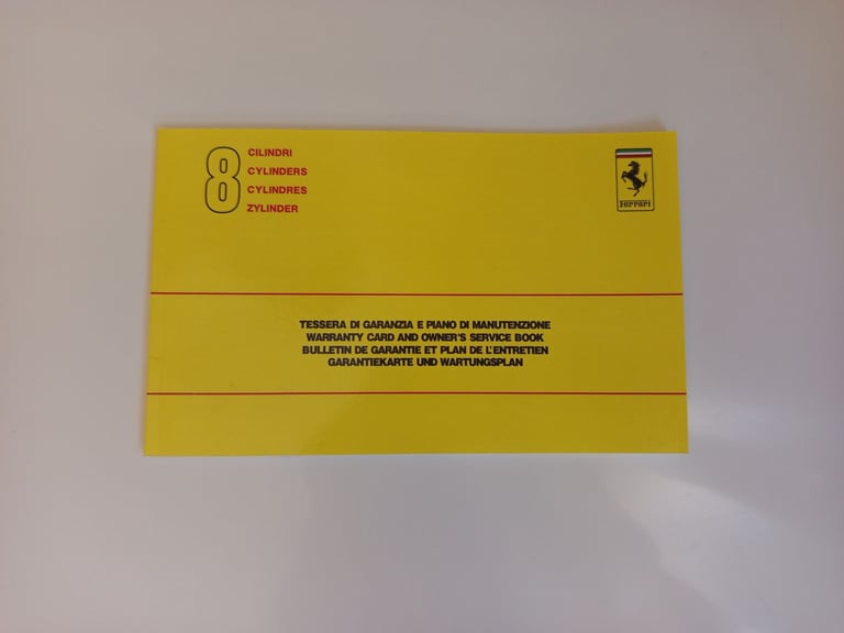 Ferrari 348 manual book service 