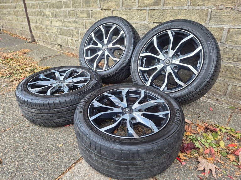 image for 🌟Ford Transit 5x160 18 inch alloy wheels with MATCHING TYRES 6M++