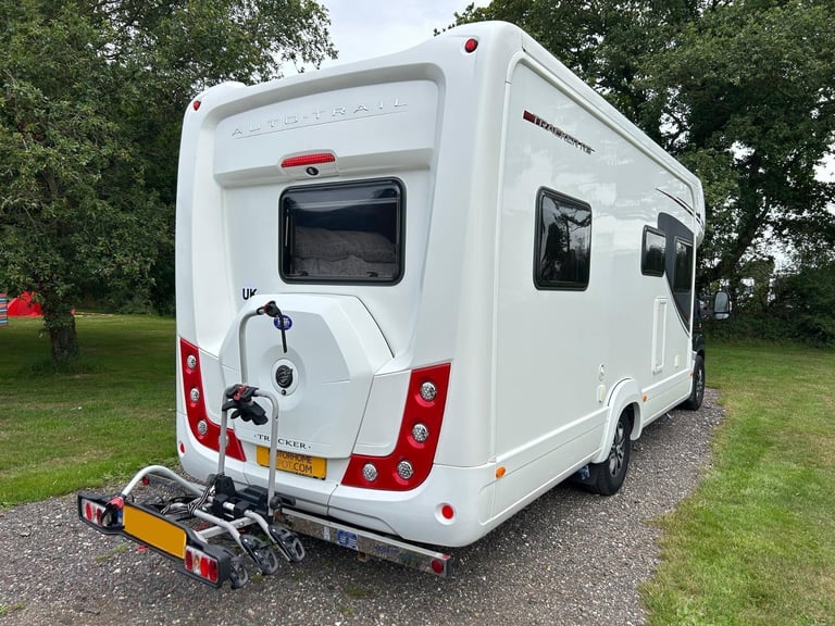 Auto-Trail Tracker RB, Island Bed, Solar, Rack for 3 Electric Bikes, New Cambelt