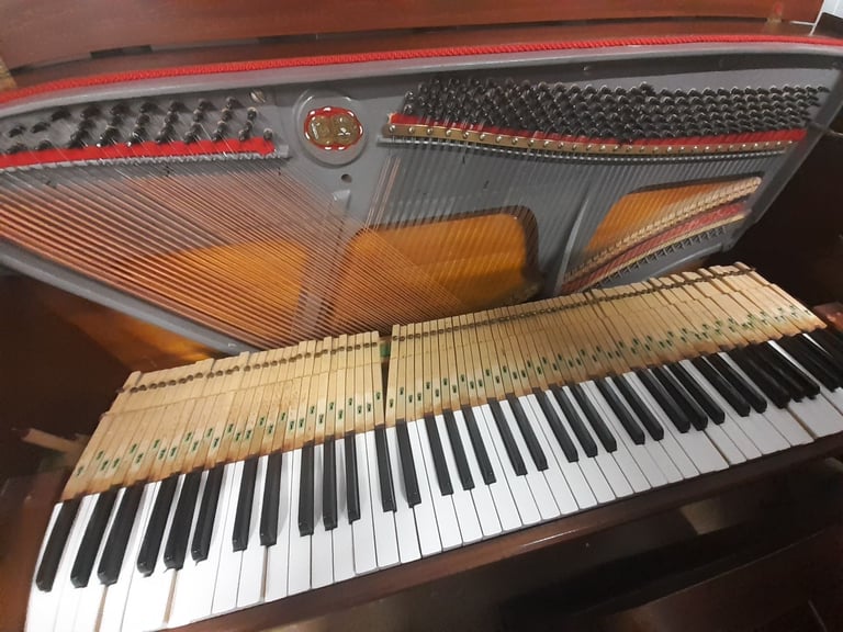 image for Squires upright English made piano compact starter piano tuned and checked