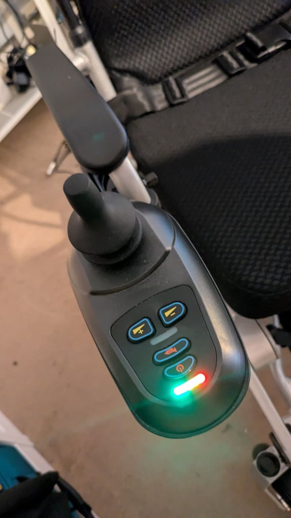 Electric wheelchair - ultralight, instant folding AS GOOD AS NEW