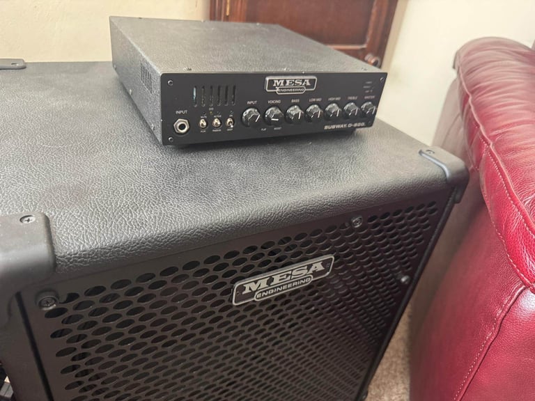 800w Mesa Boogie Subway D800 Bass Amp with Superlight Cabs